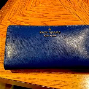 Blue Kate Spade Wallet